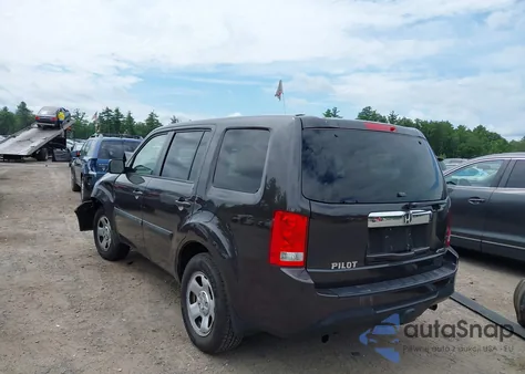 2012 Honda Pilot Lx из США, поврежденный, VIN 5FNYF4H24CB032289